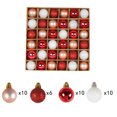 thumbnail image 2 of 30mm Christmas Ball Set, 36 Pcs Shatterproof Decorative Hanging Ornaments for Christmas Tree, Red, Green & Gold Baubles, Holiday Tree Decorations, 2 of 5