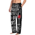 thumbnail image 2 of Fotbe Wine Funny Men's Pajama Pants,Sleepwear Pants,Pj Bottoms Drawstring And Pockets-Large, 2 of 9