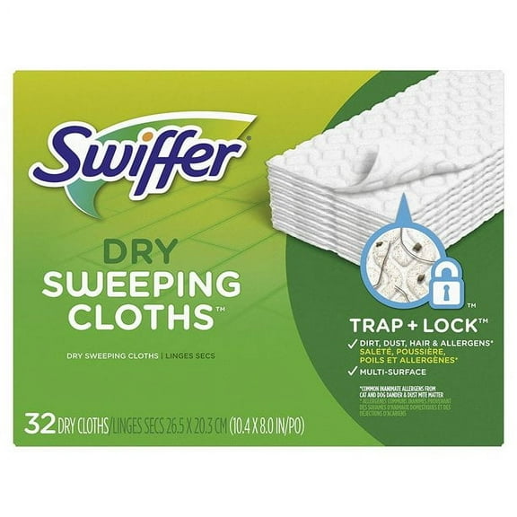 Swiffer Sweeper X-Large Dry Sweeping Cloths Refills, Unscented 16 ea.