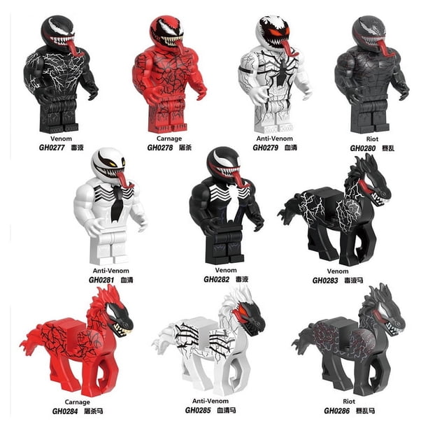Set de 10 Figuras de Acción Miniatura Serie Caballo Galáctico - Juguetes de Bloques de Construcción para Niños