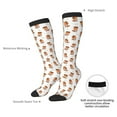thumbnail image 4 of Sigee Cute Little Pirate Red Panda for Socks for Men Women Socks Stocking Compression Socks, 4 of 6