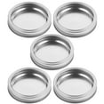 thumbnail image 1 of 5 Sets Canning Lids Tinplate Jar Lids Leak-proof Jar Lids Canning Jar Caps, 1 of 8