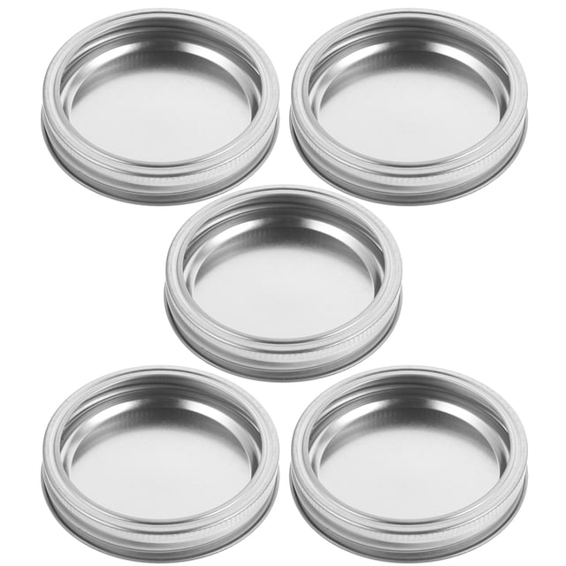 5 Sets Canning Lids Tinplate Jar Lids Leak-proof Jar Lids Canning Jar Caps