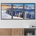 thumbnail image 3 of wall26 Framed Canvass Print Wall Art Set Woodland Nursery Decor Snowy Winter Pine Tree Mountain Forest Nature Wilderness Photography Southwest Ultra for Living Room, Bedroom, Office - 16"x24&quo, 3 of 5