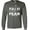 Charcoal, variant on Fair Game Faith Over Fear Long Sleeve Shirt, Christian Graphic Tee-Royal Blue-Medium