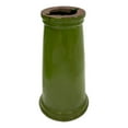 thumbnail image 4 of Esschert Design USA  Ceramic Bird Bath on Pedestal with Bird, Green, 4 of 7