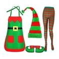 thumbnail image 2 of Disfraz de delantal de elfo Yinane Navidad Medias Sin Orejas, 2 of 8