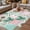 Pink, variant on Spring Floral Checkered Outdoor Rug for Patio/Deck/Porch, Non-Slip Large Area Rug 3 x 5 Ft, Sage Green Daisy Buffalo Plaid Indoor Outdoor Rugs Washable Area Rugs, Reversible Camping Rug Carpet Runner