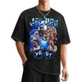 thumbnail image 2 of Jey USO Yeet Mans T-Shirts,Retro Vintage Crewneck Washed Short Sleeve T Shirts for Man, 2 of 4