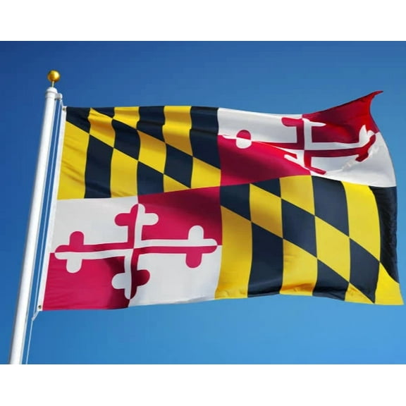 Maryland State Flag New Superior Quality 3X5Ft Size Fade Resist Flag Us Seller