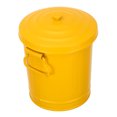 thumbnail image 1 of TABLZONE Papelera Metálica Con Color Amarillo Resistente Para Basura En Espacios Pequeños, 1 of 6
