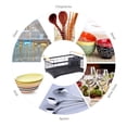 thumbnail image 4 of Irfora Estante para platos Soporte para tazón Fregadero de cocina de acero inoxidable Estante de secado Cubiertos Escurridor Plato sobre organizador Estante de drenaje con palillos Jaula Irfora Escurridor de platos, 4 of 7