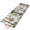 White Green, variant on Spring Forest Animals 2'x6' Runner Rugs for Hallway Kitchen Bedside Non Slip Washable, Floral Botanical Trees Grey Wooden Entryway Rug Runners with Rubber Backing, Long Carpet Runner for Laundry Room