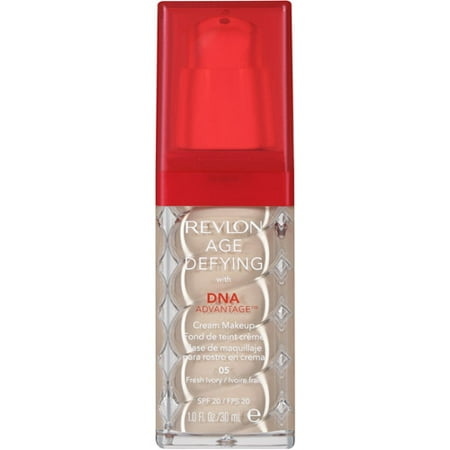 Revlon Age Defying with DNA Advantage Cream Makeup, 05 Fresh Ivory, 1 fl