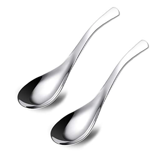 etc Soup Spoon Light Weight and Small Size Especially Suitable for Toddlers Set of 4 ERCENTURY Stainless Steel Spoon Children Espresso etc. Coffee Spoon Desert Spoon