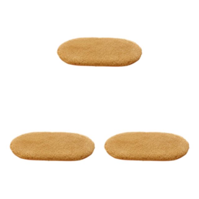 kurtrusly Any Room Non-slip And Easy To Clean Bathroom Carpet Polyester Bathroom Rugs Floor Rug Bath Mat Rug Mat Stylish khaki 3Set