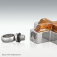 thumbnail image 2 of Perfect Memorials Citrine Vitrum Cross Stainless Steel Cremation Jewelry, 2 of 5