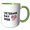 Green/White, variant on , Veterans Day 2025 with Us Flag Heart Icon, 11oz Two-tone Blue Mug