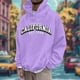 thumbnail image 1 of WILLBEST Sudaderas para Hombre, Sudaderas Deportivas para Hombre, Tallas Grandes, con Letras Estampadas En El Pecho, con Capucha y Manga Larga XXXGrande, 1 of 3