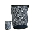 thumbnail image 3 of Bolsa de pelota de golf de malla de nailon Cola organizador portátil de transporte Diámetro 25 cm Altura 25 cm, 3 of 8