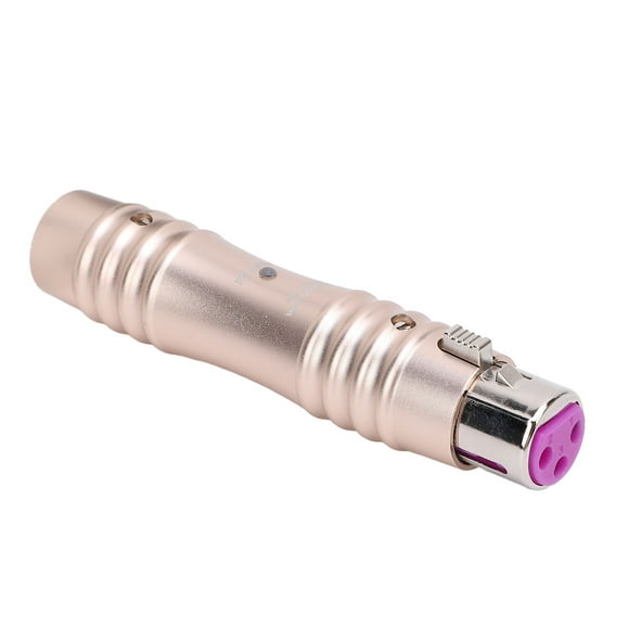 Dynamic Microphone Preamplifier, Professional Noise Cancellation 48V XLR Mic Preamp for Mixer Karaoke Sound Card