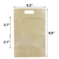 thumbnail image 2 of 100 Pcs Muka Stand Up Pouch Bags w/ Window, 6.2"W x 9.6"H x 2.4"D, 7 mil, Waterproof Heat Sealable, 2 of 8