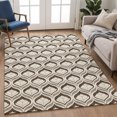 thumbnail image 6 of Addison Rugs Mayfield Premium Machine Washable Transitional Stripes Brown Rectangle Rug, 9' x 12', 6 of 6