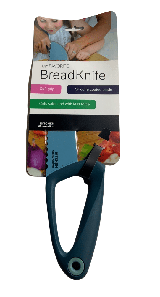 4 Piece Set My Favorite Kitchen Innovation Knife Soft Grip Silicone Coated Blade