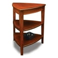 thumbnail image 1 of Leick Furniture Shield Tier Wood Corner Table in Bronze, 1 of 7