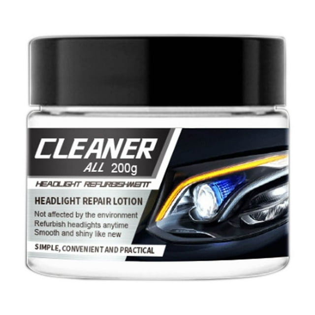 4 Pcs 200g Headlight Restoration Kit - Repair & Clean Car Headlights, Remove Oxidation & Dirt, Improve Light Output & Beam Pattern, Easy to Apply, Complete Restoration Solution for Clear Bright Light