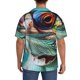 thumbnail image 3 of Fotbe Stylish Sunglasses Iguana Camisa Estampada de Manga Corta para Hombre, Casual de Verano, Estilo Playero, Sin Arrugas-4X-Large, 3 of 5
