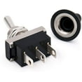 thumbnail image 5 of Baomain Car Toggle Switch SPDT Latching (Maintained) ON-Off-ON 3 Pin 3 Position 12V 25A with Waterproof Cover for Auto, 5 of 5