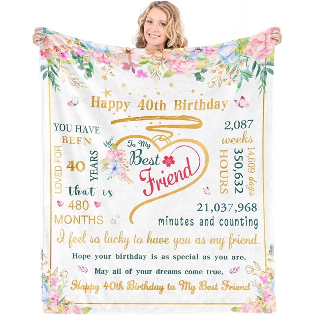 LHSHID Birthday Gifts Blanket Flannel Soft and Comfortable Anti static Bed Sofa Blanket 60x80in
