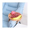 thumbnail image 3 of Sofa Tray Table Sofa Armrest Clip-on Tray Wood Sofa Tray Practical Tv Tray For Remote Control Coffe, 3 of 5