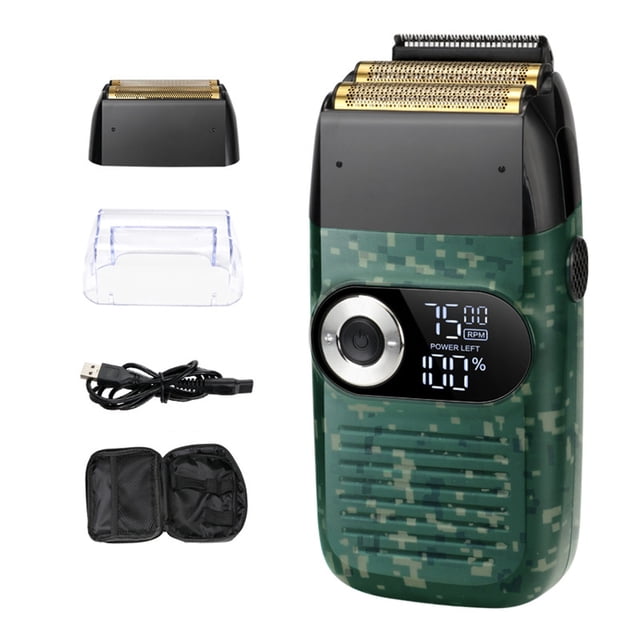 Kit de afeitadora eléctrica 2 en 1 para hombres Afeitado y cuidado de la barba Maquinilla MABOTO Afeitadora eléctrica