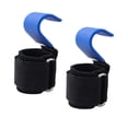 thumbnail image 1 of Ganchos para levantamiento de pesas DYNWAVEMX Soporte de agarre manual Azul 2x, 1 of 8