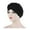 Black, variant on Bohemian Ethnic -Tied Turban Headwrap Hat Cover Braid Headwear Baseball Cap for Women