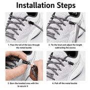 No Tie Shoelaces Elastic Shoelaces Strings Shoe Laces Tieless Shoelaces for Adults Kids Elderly