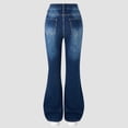 thumbnail image 4 of WXFAZCVU Girls Jeans Bow Flare Pants Bell Bottom Denim Trousers Fashion Clothes Going Out Size 11-12 Years, 4 of 4