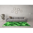 thumbnail image 3 of Ahgly Company Indoor Square Abstract Green Modern Area Rugs, 6' Square, 3 of 4