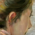 thumbnail image 3 of Masterpiece Art Gallery Elegance I Woman In Profile By Frank Parson Canvas Art Print 35" x 35", 3 of 4