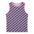 thumbnail image 5 of Spazoro Little and Big Girls Tank Tops Undershirts, Striped Summer Breathable Sleeveless Camisole for Kids Girls Boys Pink Size 14 T, 5 of 6