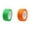 Green+Orange, variant on ZOURIH Brown Masking Tape,Colored Painters Tape for Arts and Crafts,0.39" x22Yard Drafting Tape,Craft Tape,Labeling Tape,Paper Tape,Colored Tape,1