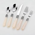 thumbnail image 5 of 4PCS Ivory Cream Cutlery Set, Stainless Steel with Detailed Handle, Traditional, Elegant, Vintage Style / Antique, 5 of 5
