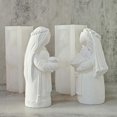thumbnail image 4 of Bride Silicone Mold Easy Releasing Moulds Reusable Crafting Moulds Candle and Soaps Moulds Silicone Texture for Crafting, 4 of 5