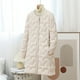 thumbnail image 1 of Parkas de manga larga para mujer, chaqueta de plumón con capucha extraíble, chaqueta de plumón de longitud media, chaqueta fina de talla grande, abrigo para mujer, 1 of 9