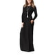 thumbnail image 2 of Vestido largo Nikou con bolsillos laterales y cuello redondo para mujer, 2 of 6