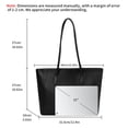 thumbnail image 4 of SENDEFN Purses and Handbags Women Fashion Tote Bag Shoulder Bags Top Handle Satchel Purses Leather Handbag, 4 of 6