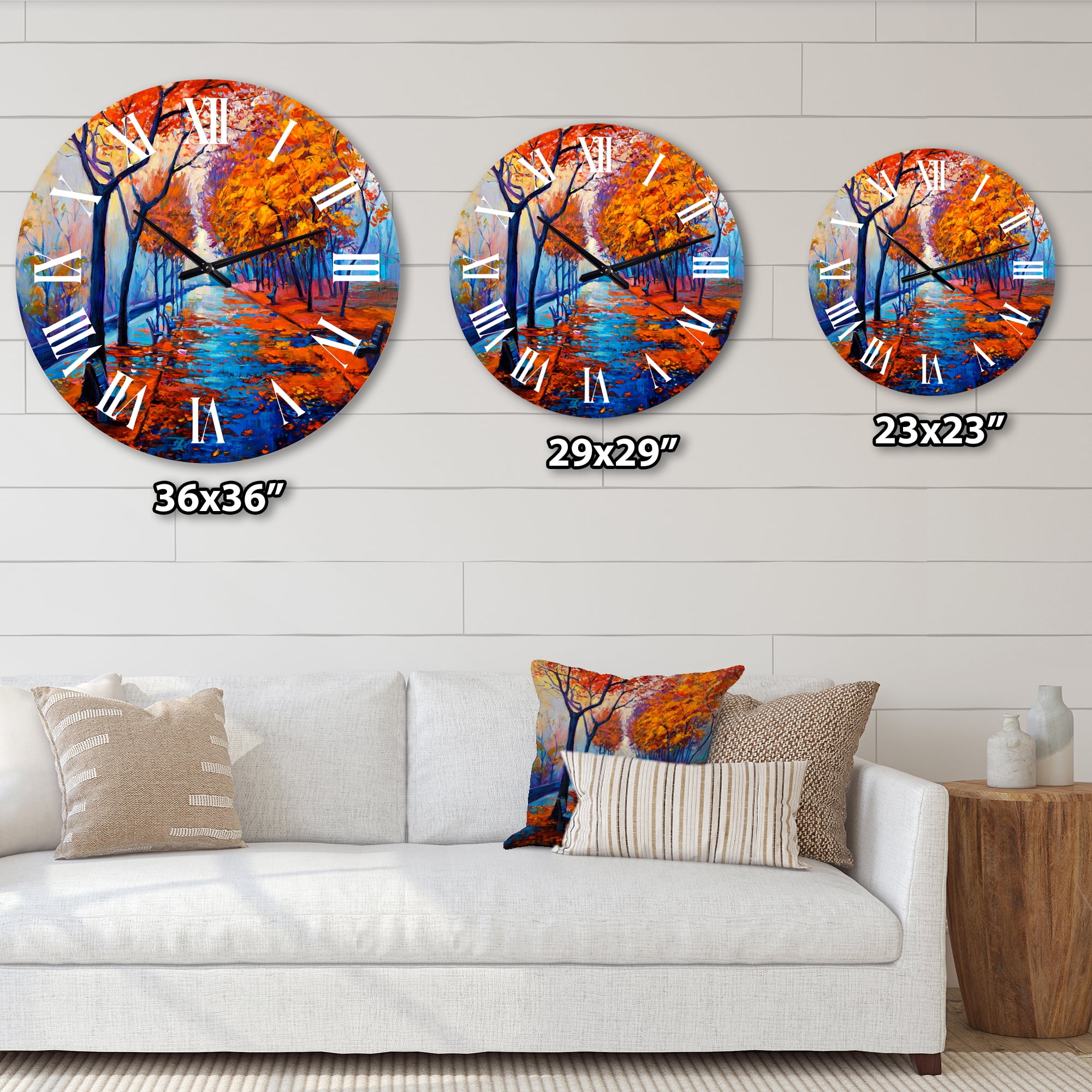 Designart 1 in Traditional Wall Clock