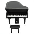 thumbnail image 4 of Portable Mini Dollhouse Piano, Dollhouse Piano Stool Set, Skillfully Furnished For Kids Home Games Children, 4 of 8